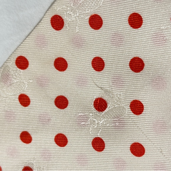 Hermes Maxi Twilly Scarf + Tying Cards - Bees & Orange Polka Dots - Picture 14 of 15